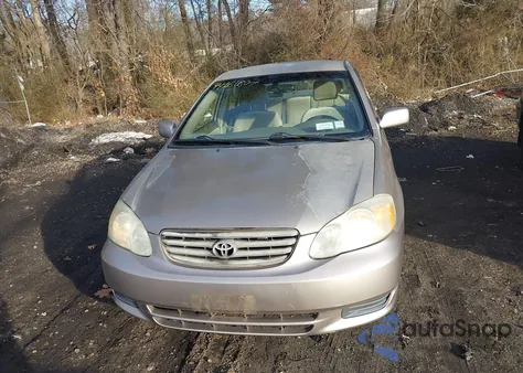 2003 Toyota Corolla Le z USA, uszkodzony, nr VIN 2T1BR32E83C065343